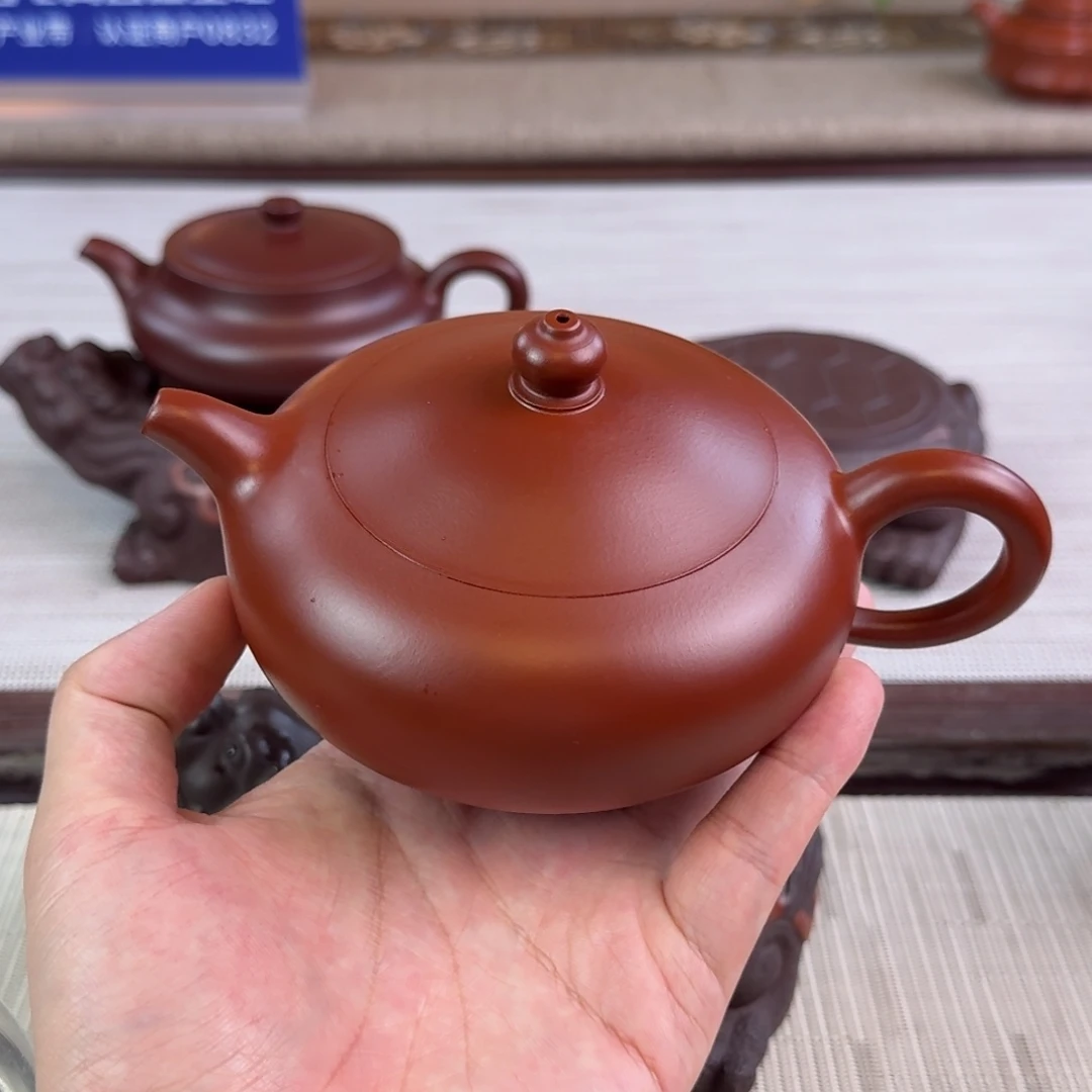 紫砂茶壶300cc朱泥碗玉