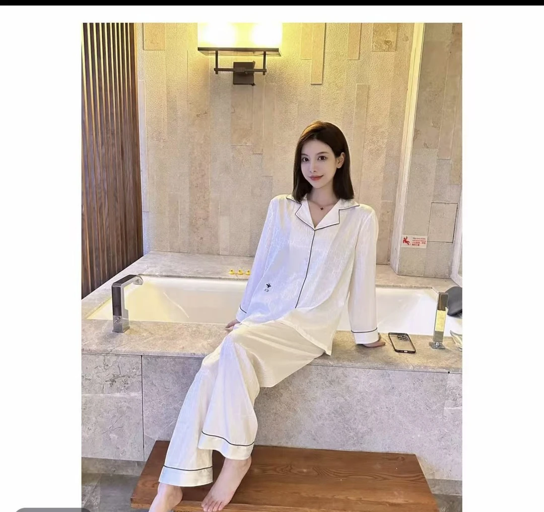 陈陈严选高级感提花刺绣居家可外穿睡衣