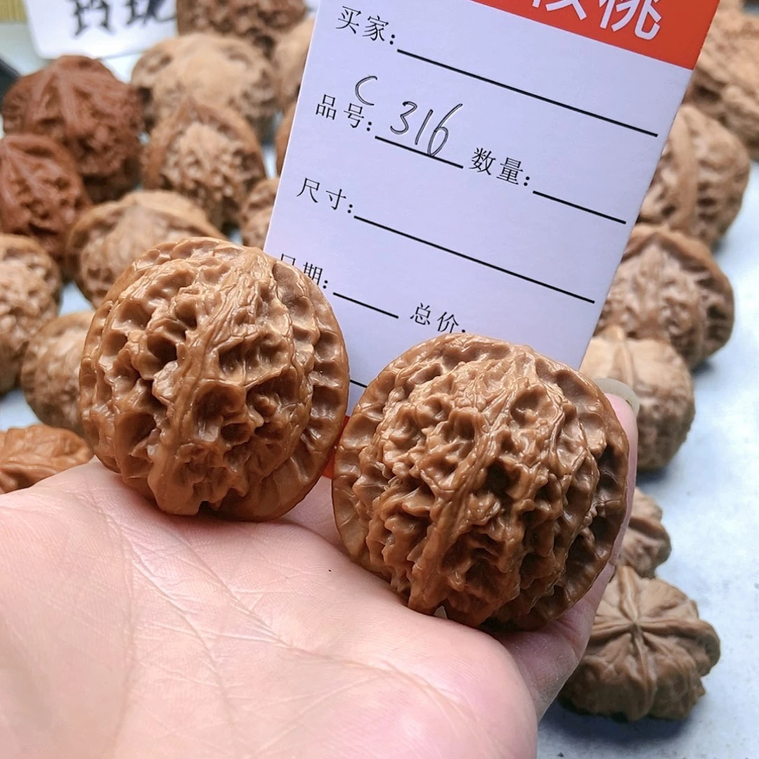 把件桃核316号苹果圆41尺