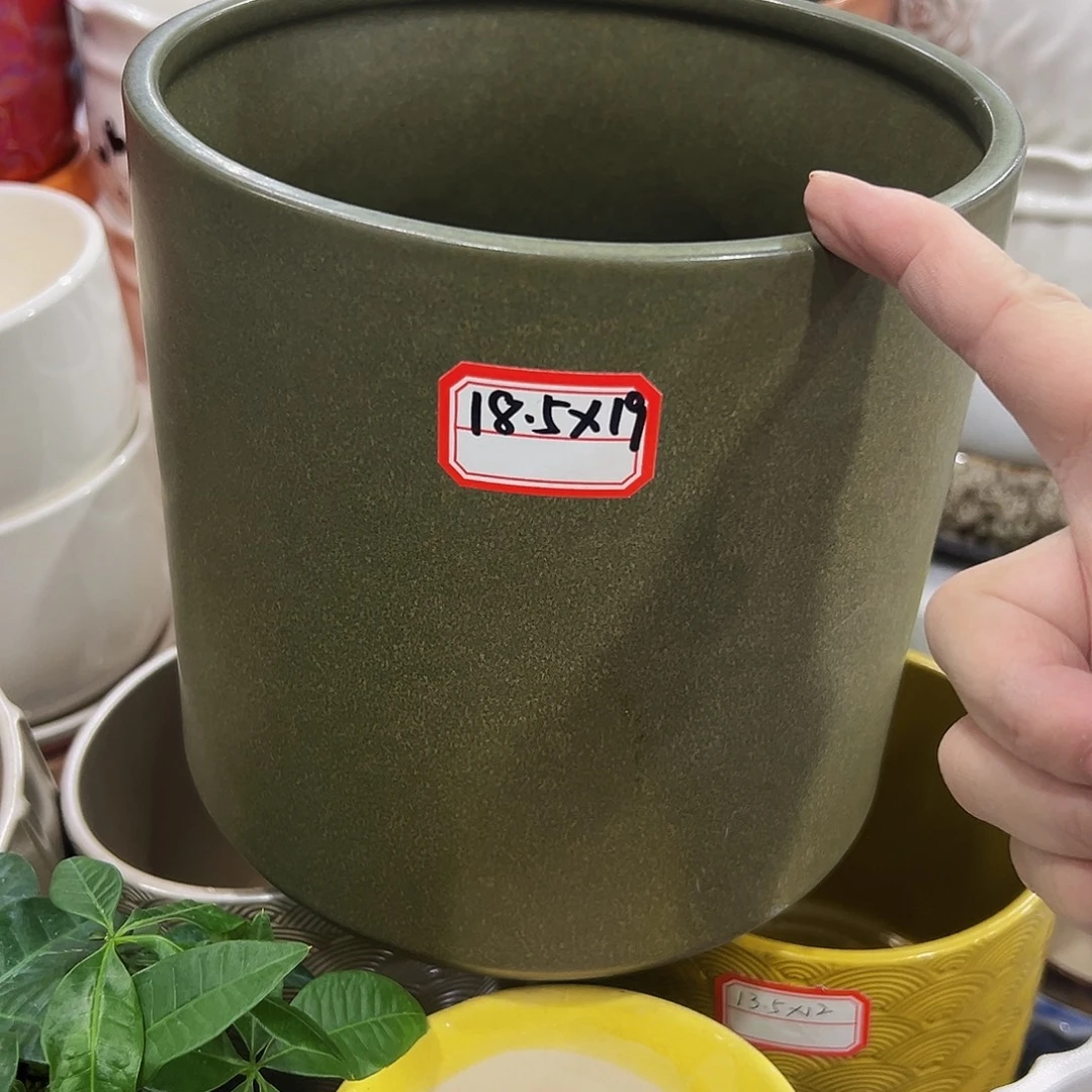 外贸尾单陶瓷花盆凑单10米包邮