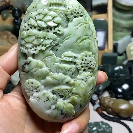 未镶嵌独山玉珠宝半成品