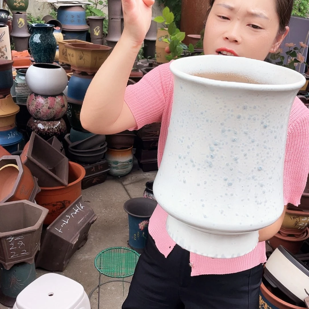 李白高脚花盆紫砂花盆紫砂花盆紫砂