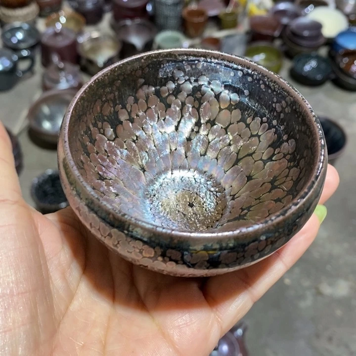 茶盏建阳建盏微瑕油滴