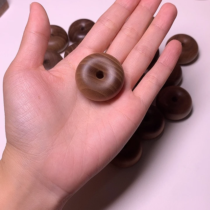 檀香紫檀（小叶紫檀）无事牌平安扣