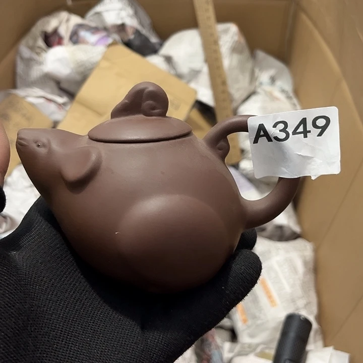 瓷片茶摆件工艺品摆件666