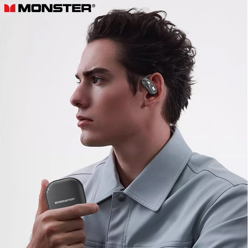 魔声正品MQO36无线蓝牙耳机挂耳开放式2025新款运动跑步通话降噪