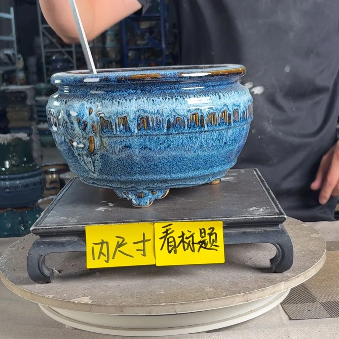 一风堂石湾花盆 内21*13