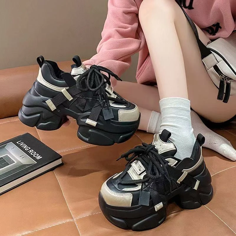 8811断码女鞋时尚百搭厚底女老爹鞋休闲女运动鞋