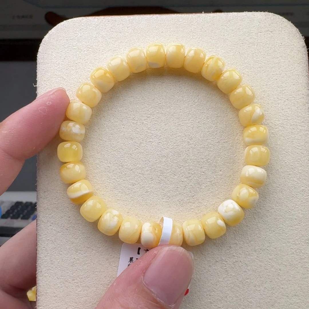 琥珀未镶嵌手链蜜蜡手串