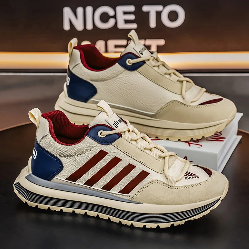 2025新款男鞋春季旅游休闲鞋青少年运动跑步鞋潮流百搭鞋多元素鞋