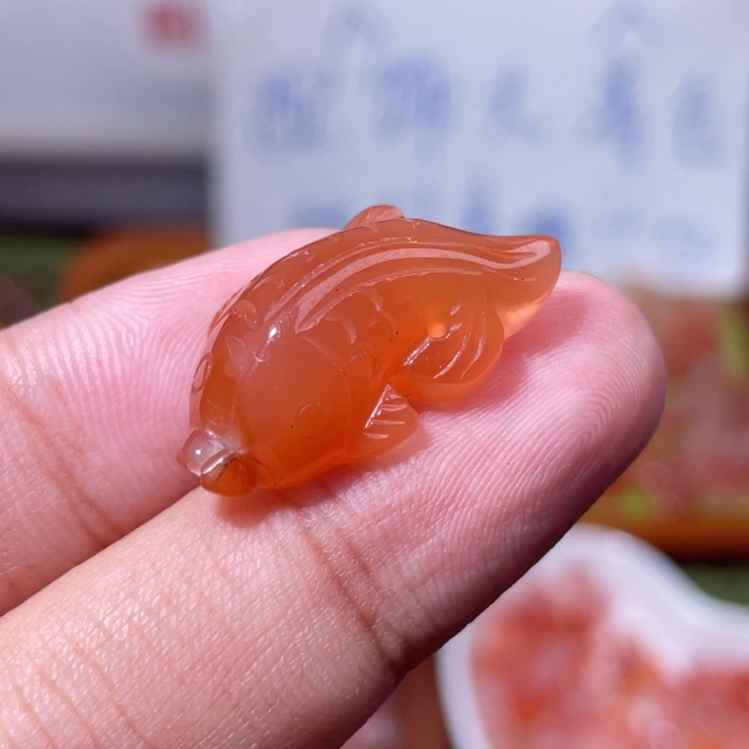南红玛瑙未镶嵌挂件6842