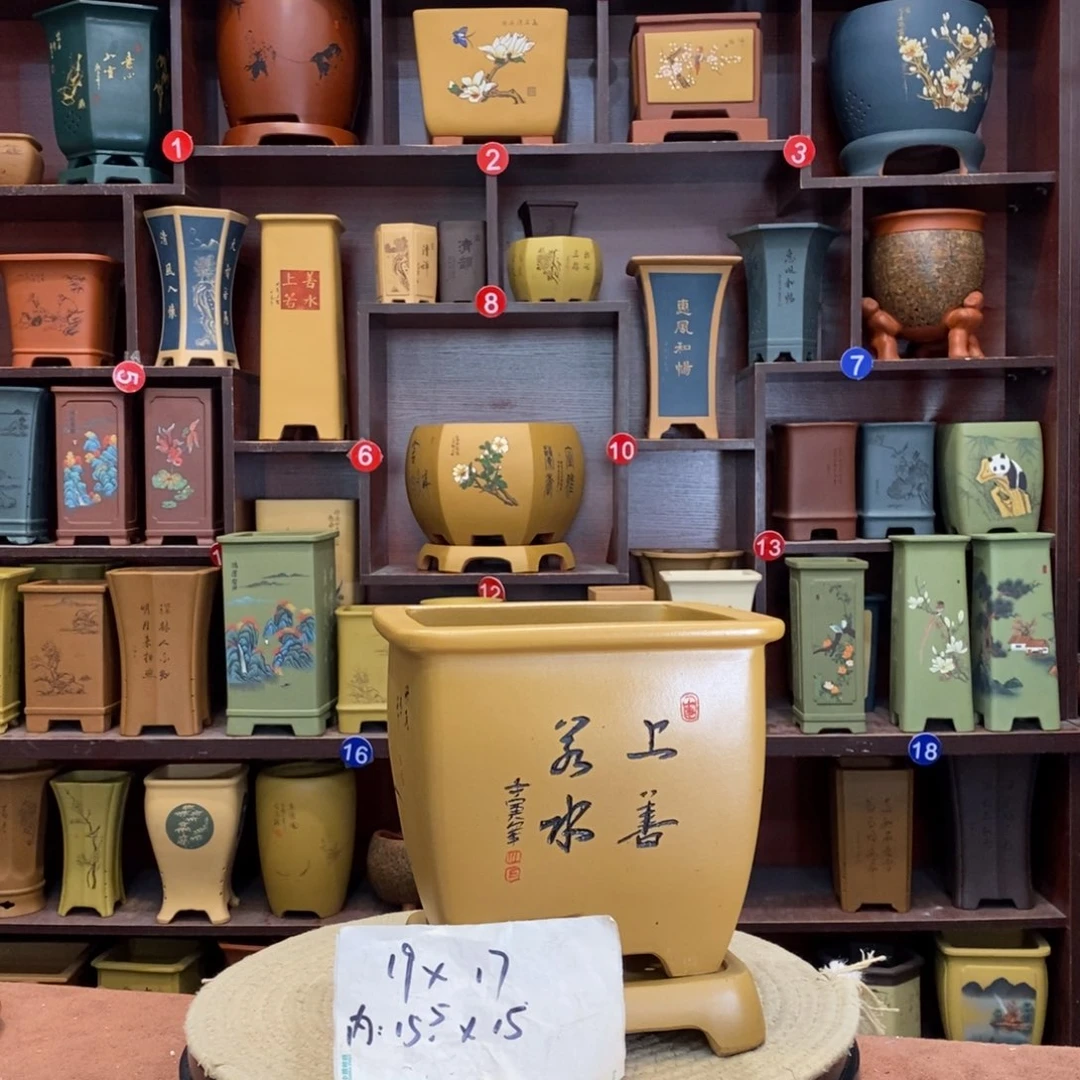 紫砂花盆紫砂花盆