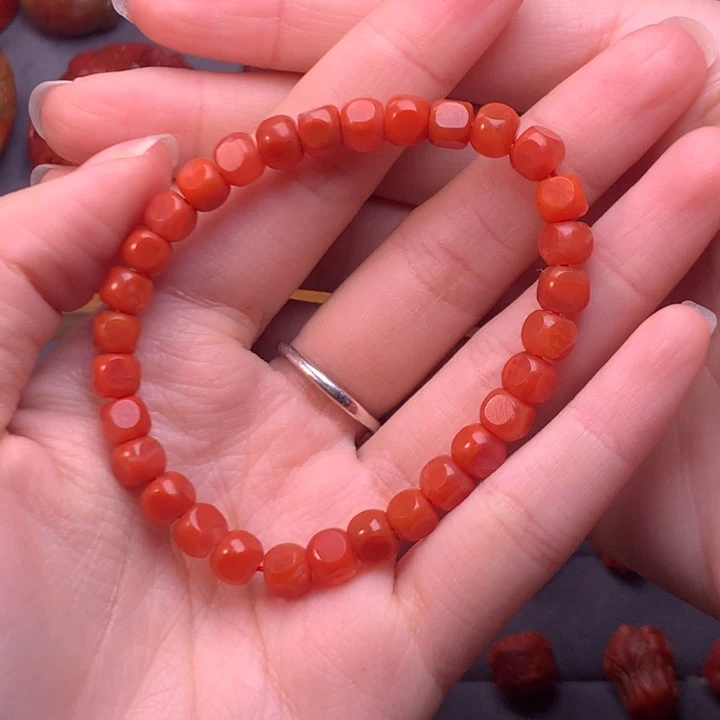 【闪购商品】未镶嵌配饰卡6mm南红玛瑙