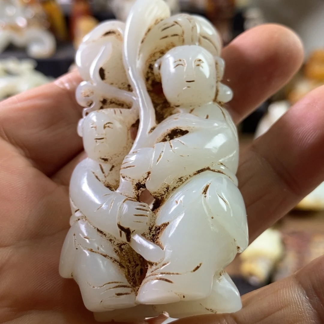 未镶嵌和田玉（糖玉）挂件