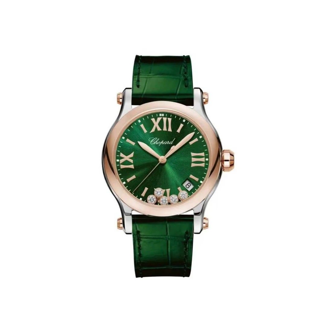 未使用 Chopard/萧邦 快乐钻278582-6005 石英 36盘 21年全套寄售