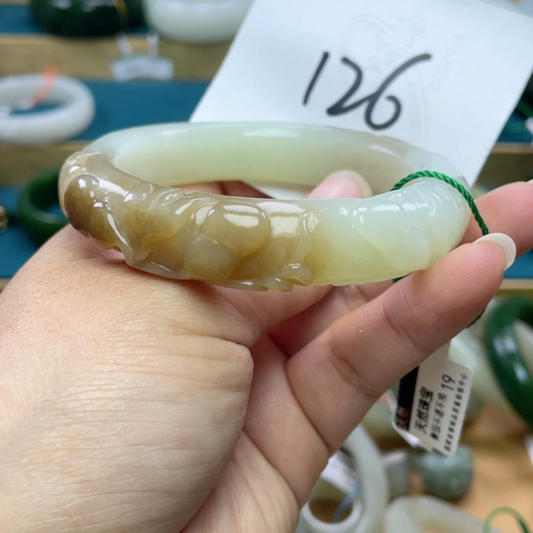 未镶嵌手镯和田玉圈口58