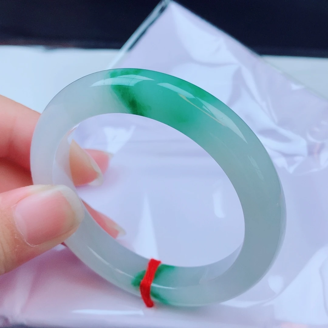 翡翠未镶嵌手镯天然缅甸翡翠A货手镯