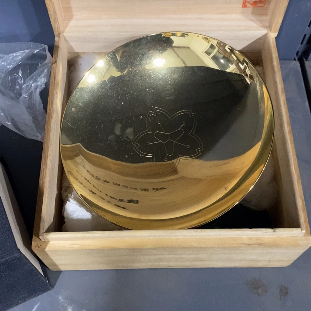 安***心一个大的金属盏好看的