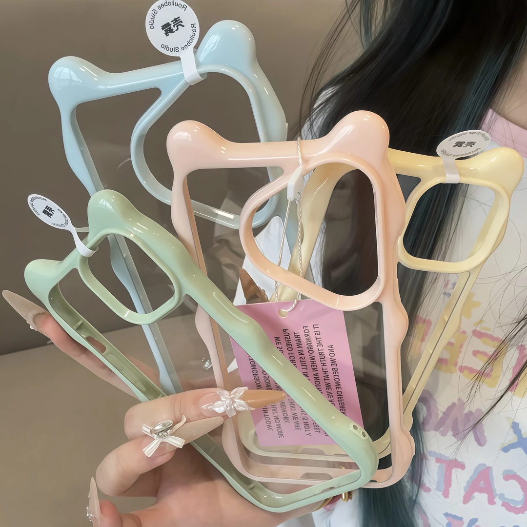 ins个性波浪曲边适用苹果16promax手机壳iphone15简约14华为mate