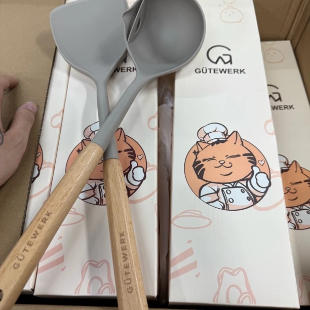 未拆封  Gutewerk锅铲一套 一勺一铲 食品级硅胶