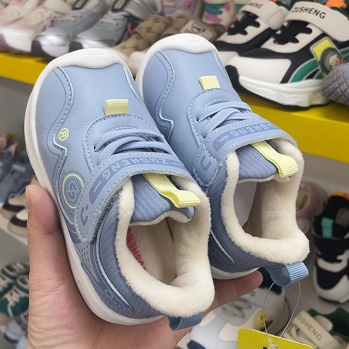 PU棉鞋32615兰色23码内长约14厘米