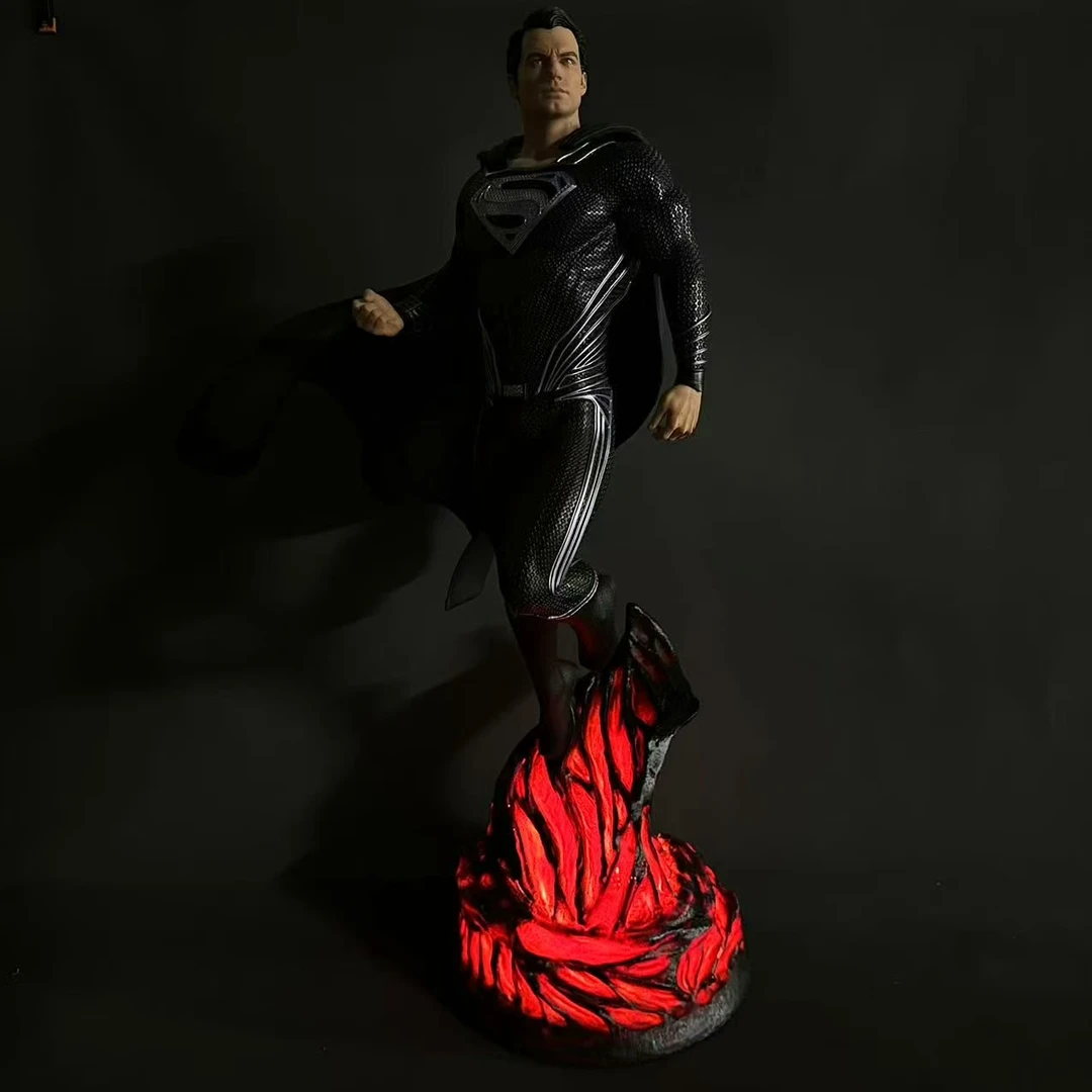 RX 黑超人 DC 正义联盟 约73cm 发光雕像摆件 GK树脂材质模型手办