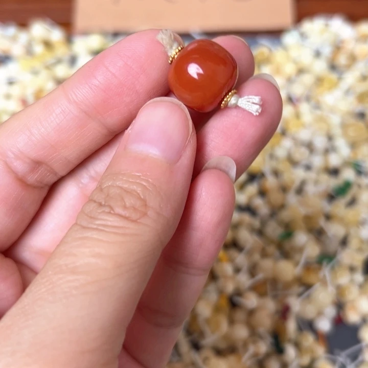 南红玛瑙未镶嵌13.9mm一个