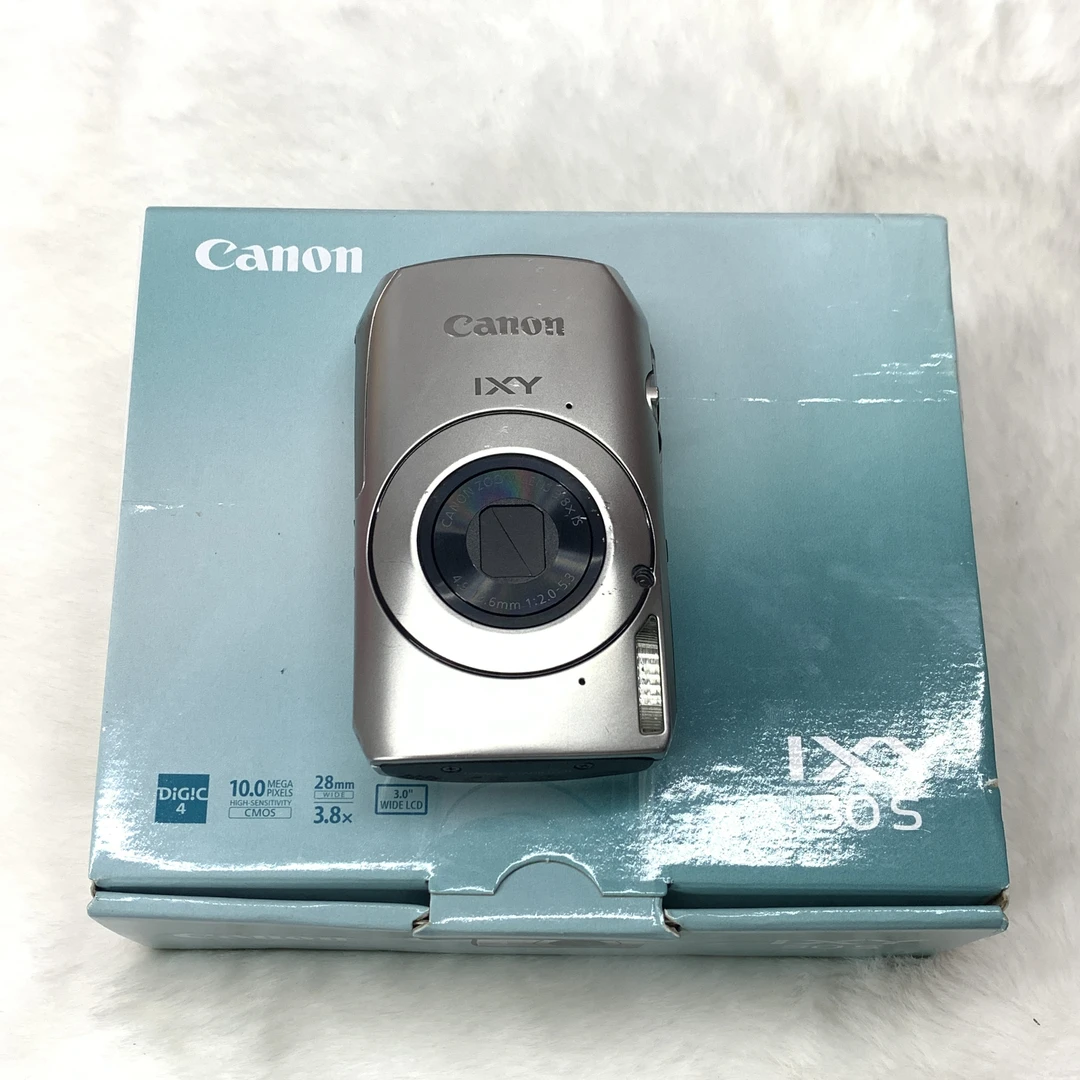 95新 Canon/佳能 ixus300hs 银原盒 成色不错 日文英文98新 2535