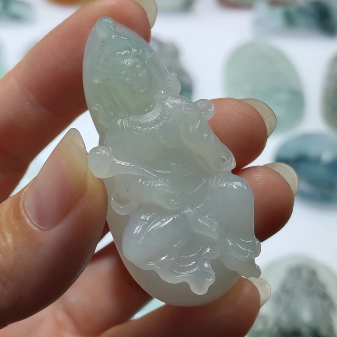 定制翡翠未镶嵌毛货