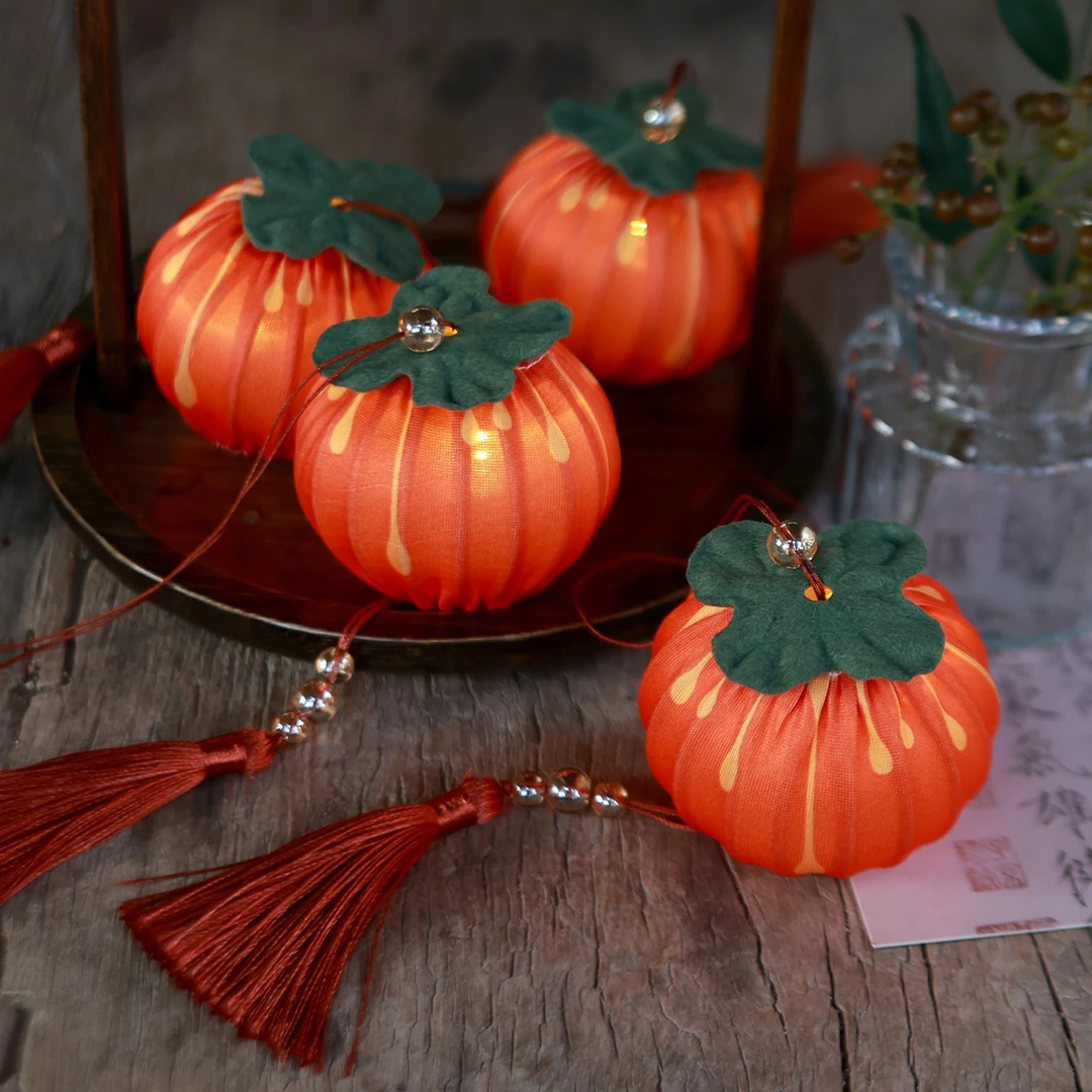 【小柿子灯】2025新款柿子小灯笼中秋节儿童手提花灯中秋团圆好礼