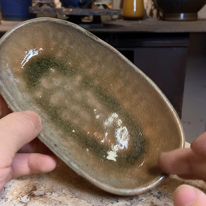 盘手工高温原矿窑变