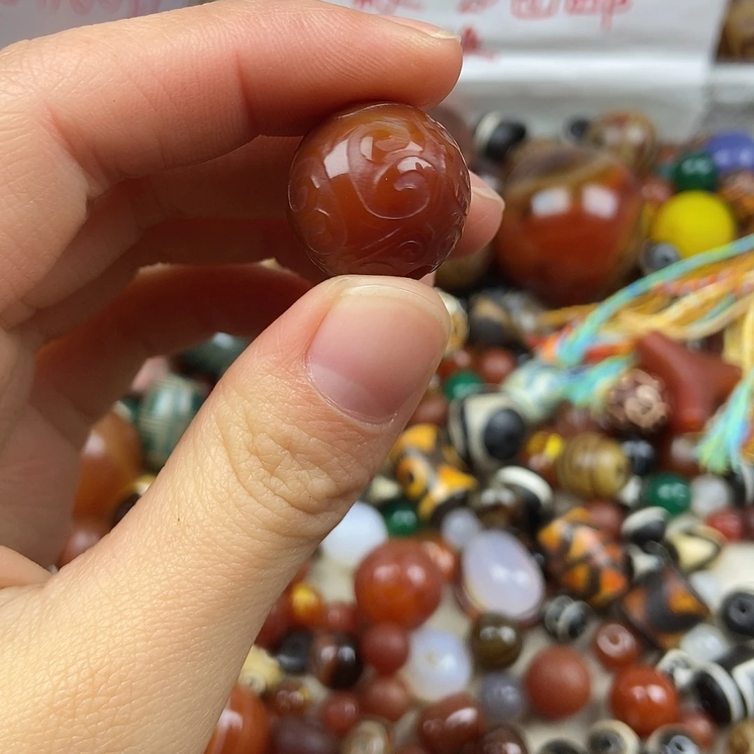 玛瑙/玉髓未镶嵌玛瑙配珠玛瑙散珠