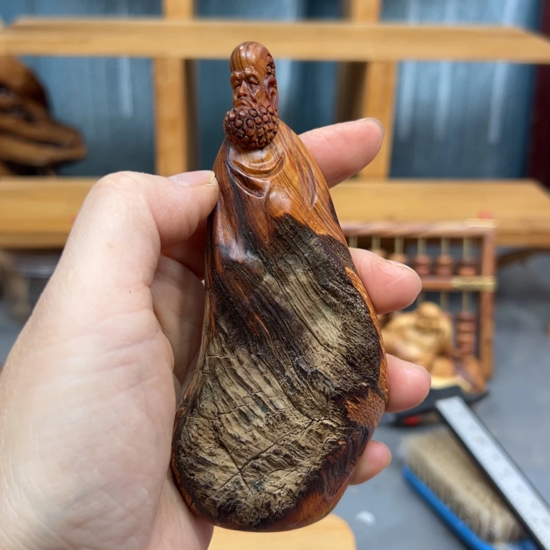 柏木崖柏木摆件手把件，21