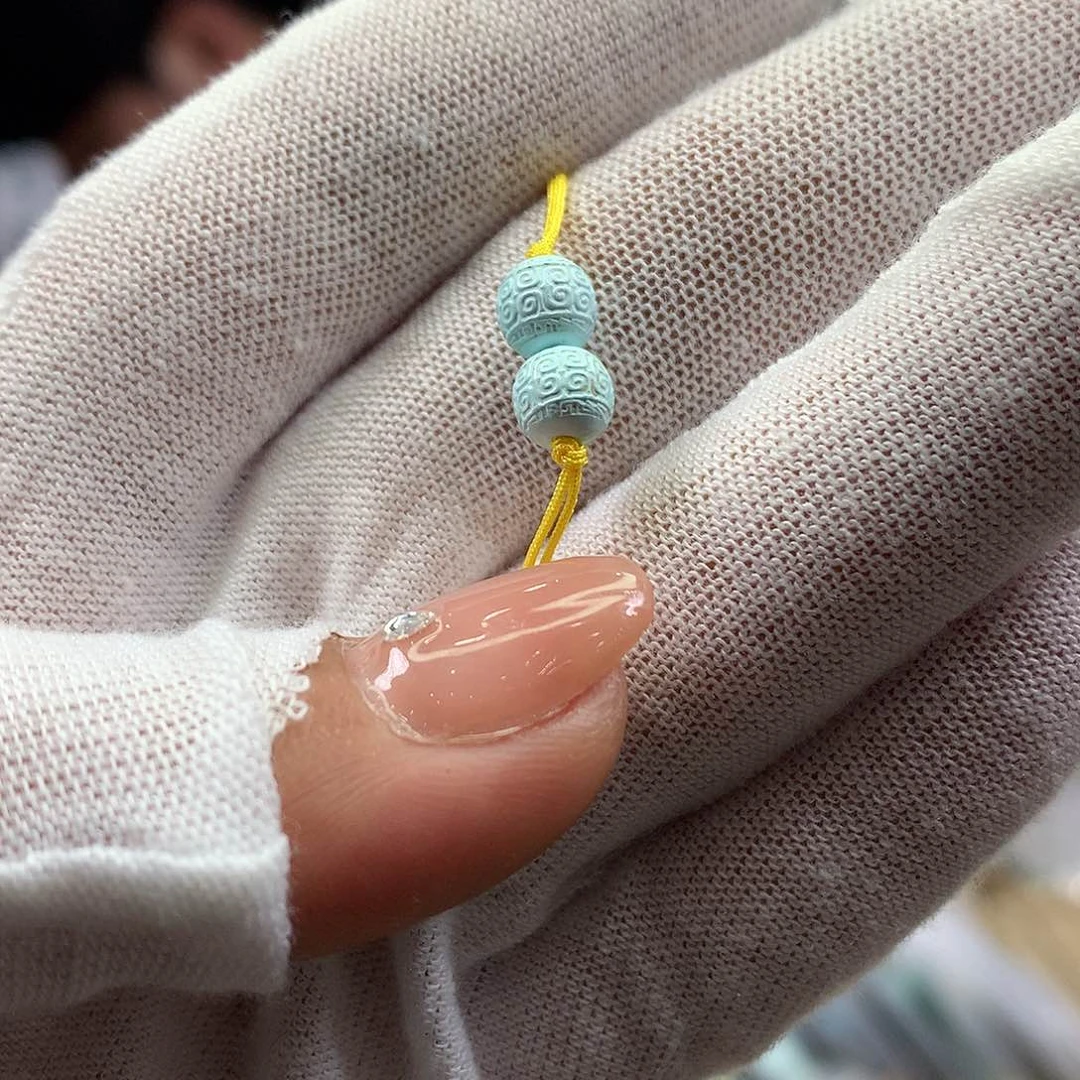 绿松石未镶嵌挂件