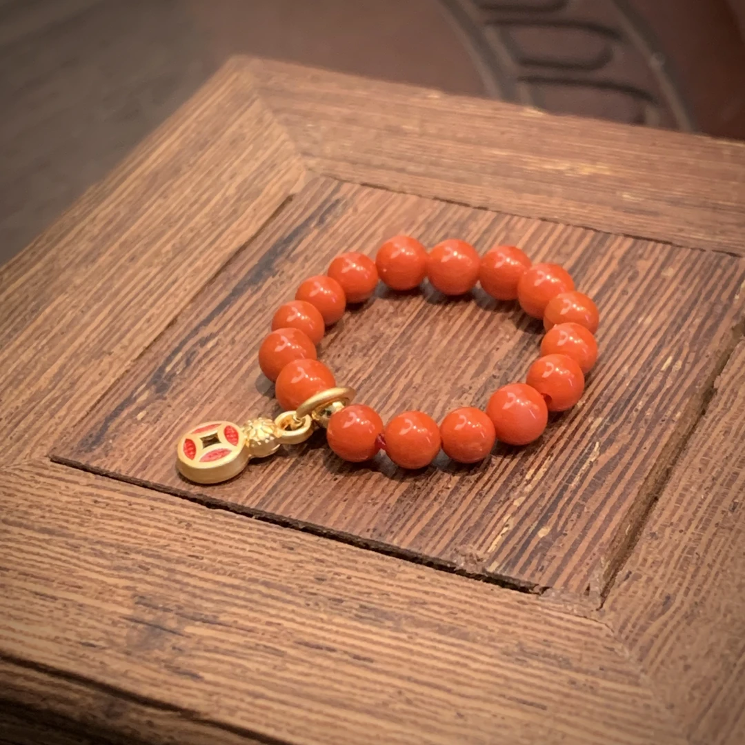 财多多 | 南红DIY戒圈时尚百搭款 多样性发一 FFSJ-059