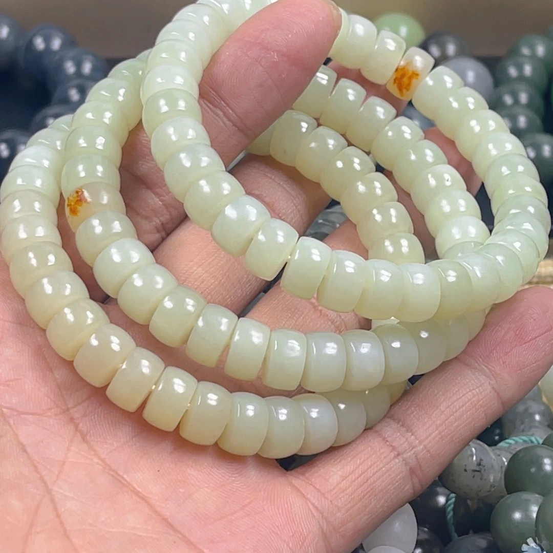 和田玉手串未镶嵌