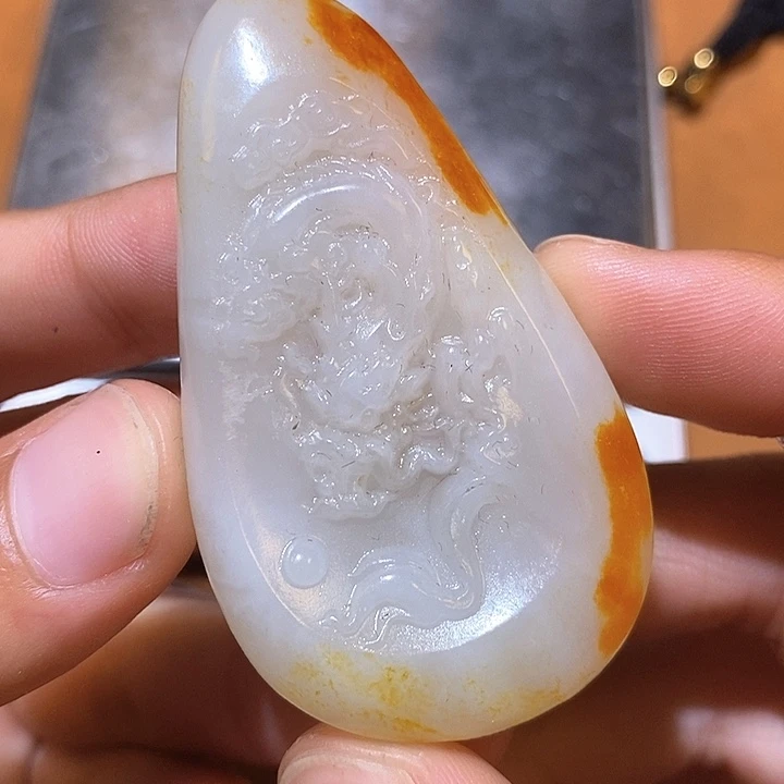 和田玉未镶嵌颈饰L8