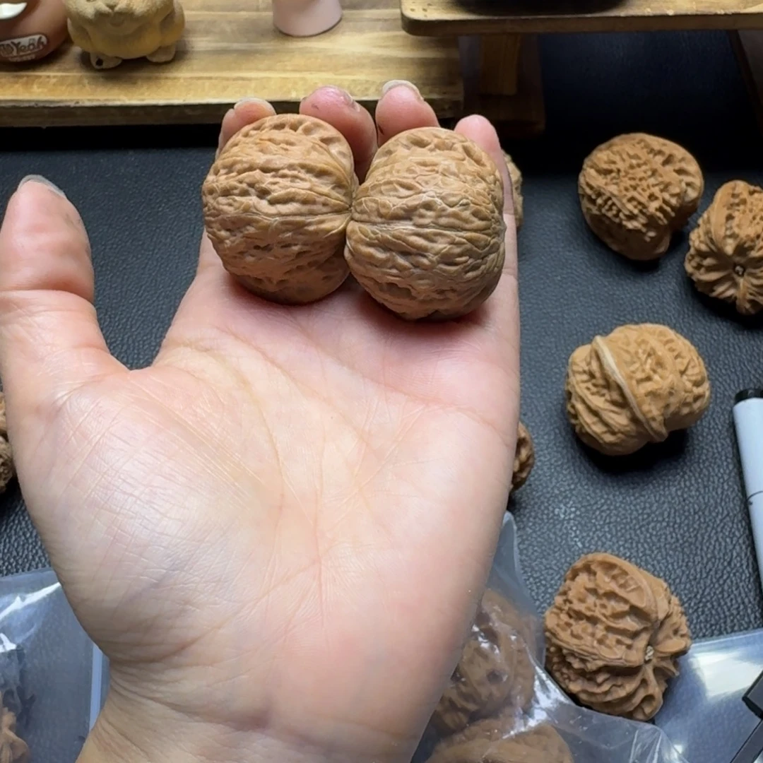 摘***亮文玩核桃吊坠37全品铁锤