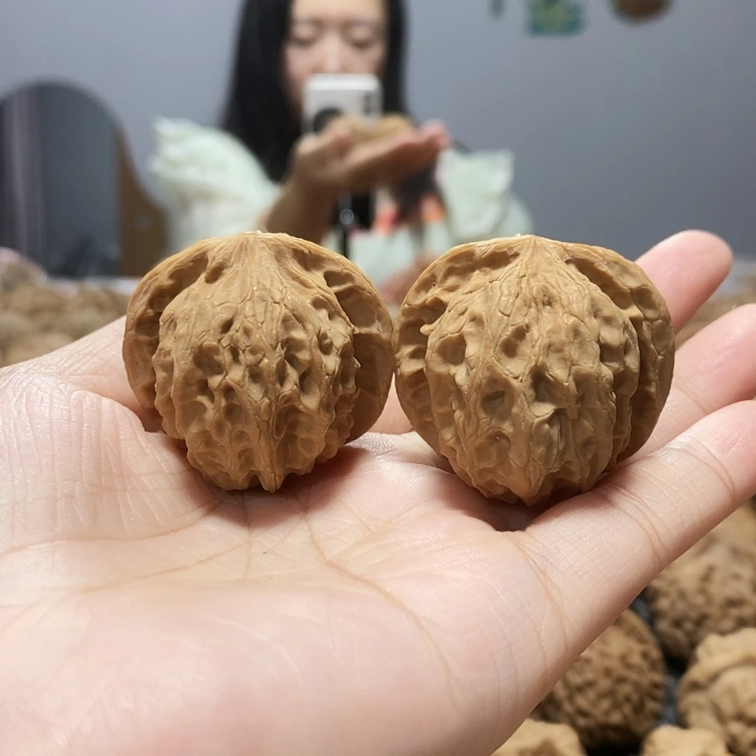 吊坠文玩核桃刘老四38修