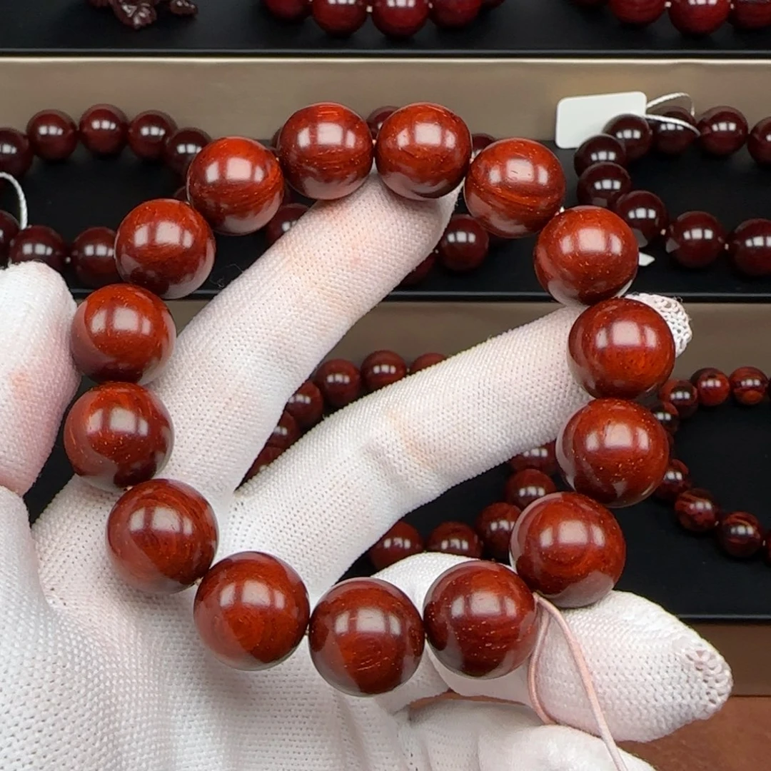 一***钉手串/手链小叶紫檀原生态印度小叶紫檀1.5暴龙2档