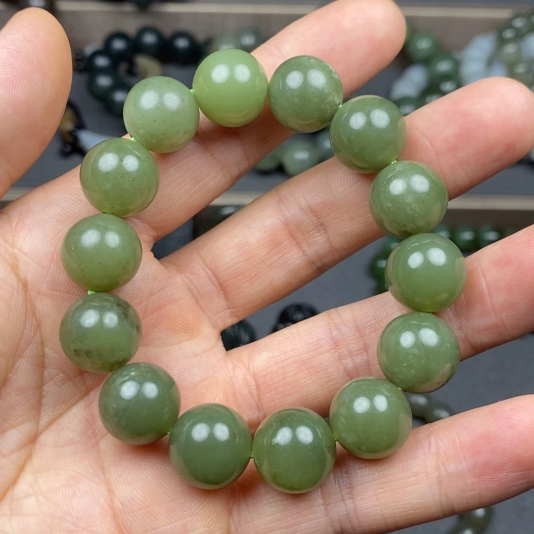 心***墨手链未镶嵌和田玉