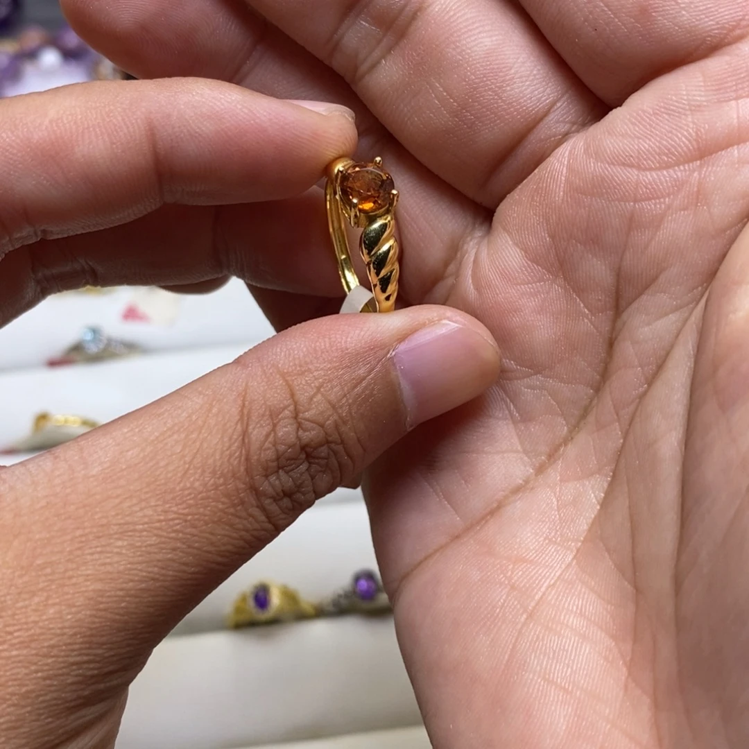 银S925镶嵌手链水晶戒指
