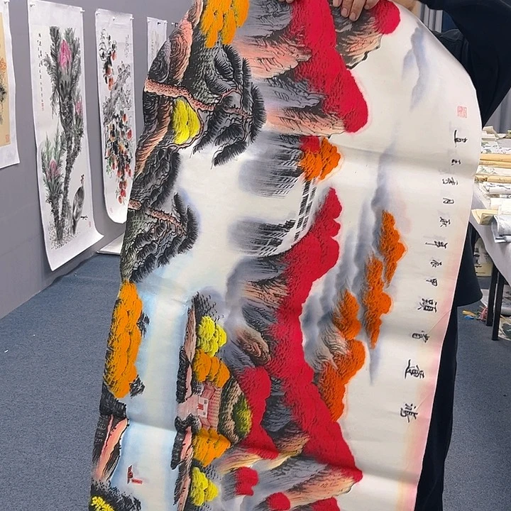 国画纯手绘字画宣纸