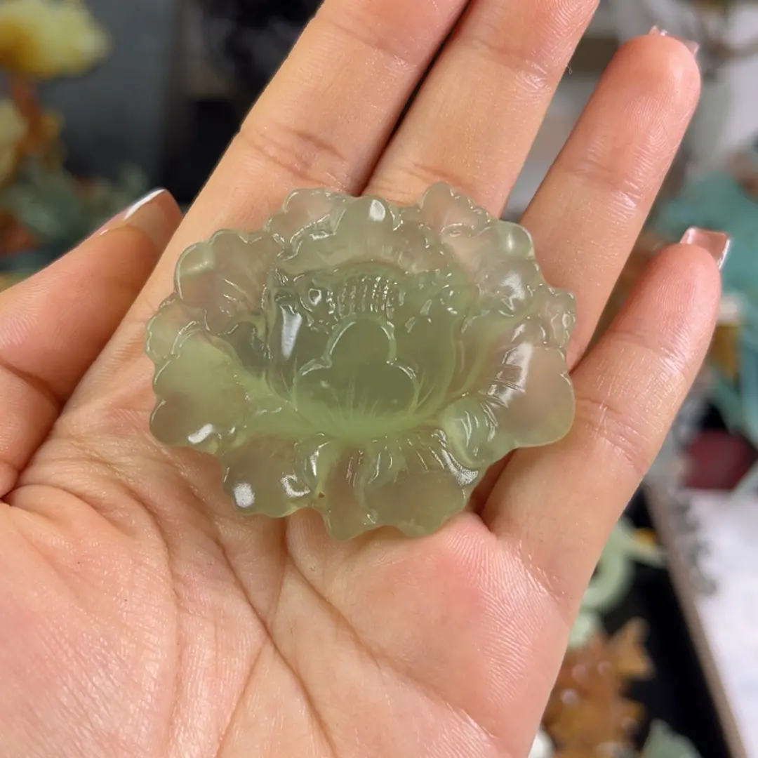 岫玉未镶嵌颈饰项链