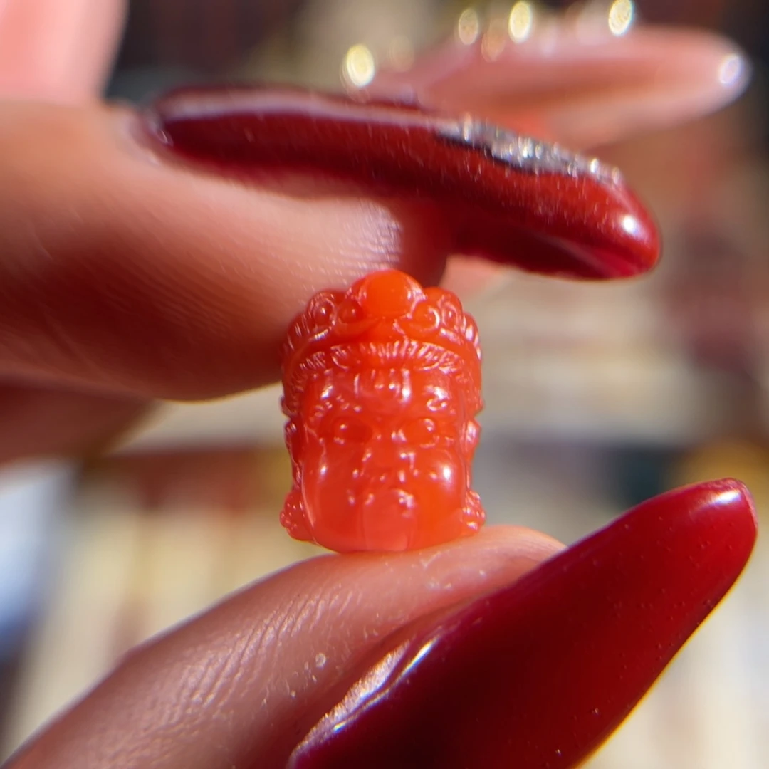 南红玛瑙老南红 黄财神未镶嵌