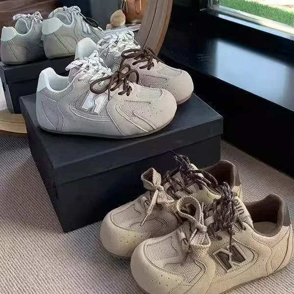 韩版新款德训鞋女春季学生跑步运动厚底增高休闲街拍阿甘鞋