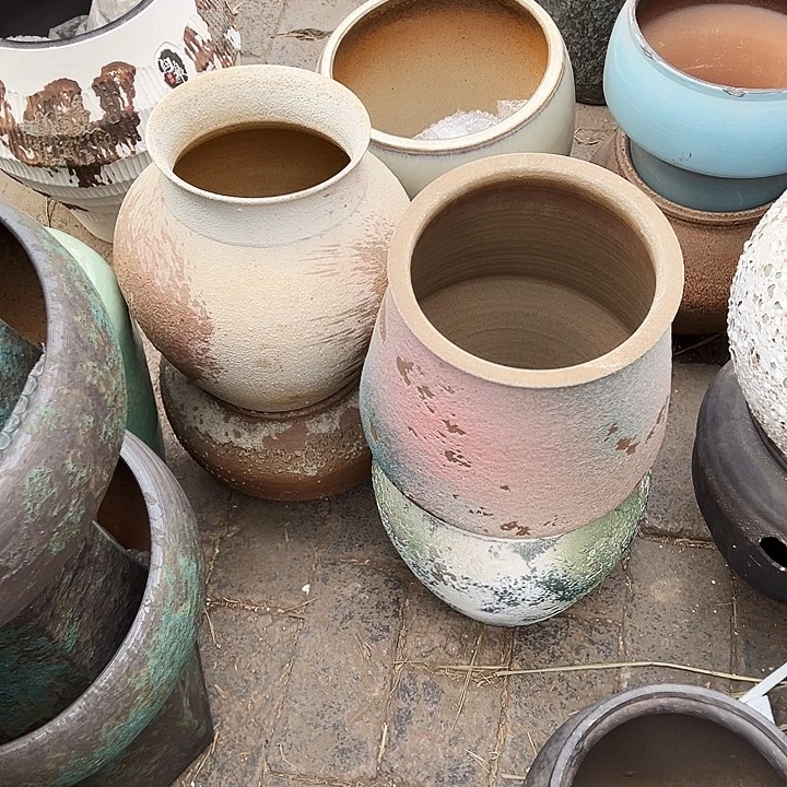 荒***亮景德镇精品花盆栽瑕疵品不退不换