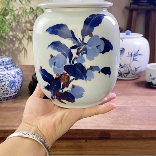 【闪购商品】閑***茶景德镇陶瓷家用摆件