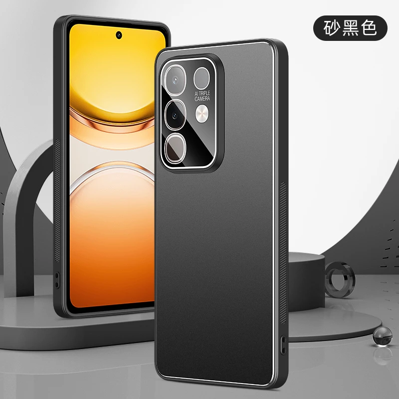 适用于vivoY300T手机壳新品自带镜头膜全包防摔防刮花磨砂保护套