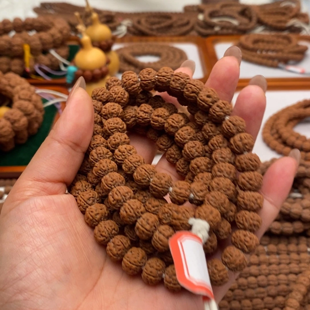 一***鱼金刚菩提吊坠纯血老树王108卡10➕